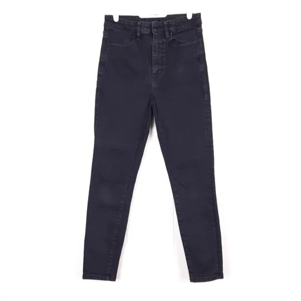 American Eagle size 6 short black denim Next Level Stretch Highest Rise Jegging